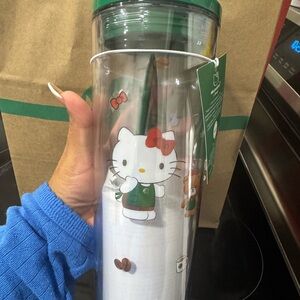 Hello Kitty Tumbler with Straw